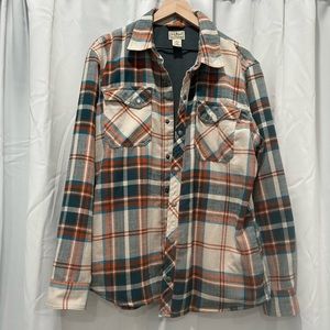 LL Bean Lined Flannel